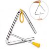 Percussion Triangle Iron Musical Instrument with Triangle Educational Musical Instrument Teaching Material Bell, Children's Toy, (4 Inches)