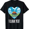 Футболка в ретро-стиле с закатом и гранатом
