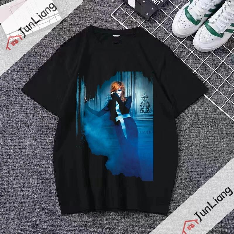 2023 Mylene Farmer Nevermore Merch Shirt Unisexs and Womens Fun Tshirt Round Neck Short Sleeve Birthday Gift Top