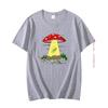 Unisexs Funny Alien Print Graphic Tshirt Short Sleeve Harajuku Style Summer Streetwear Cotton Top Tees