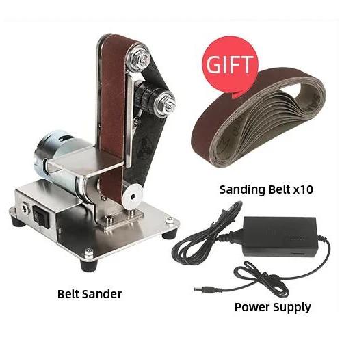 Полировальная машина своими руками Многофункциональная небольшая шлифовальная ленточная машина Настольный ленточно-шлифовальный станок Точилка для кромок Ленточно-шлифовальный станок