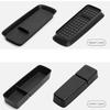 Console Organizer Armrest Storage Box Double-layer Detachable Tool-free Installation Non-slip Rubber Pads Black