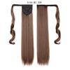 Straight Synthetic Clip In Drawstring Ponytail Hairpieces for Women High Temperature Fiber