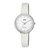 [Citizen Q&Q] Watch Analog Waterproof Leather Band QC35J301 White