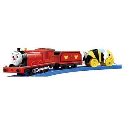 TAKARA TOMY Plarail Томас TS-14 Plarail Джеймс и Пчела Погоня Поезд Игрушка для Детей от 3 лет