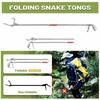 1 шт. Длинный захват для змей, складной, для ловли змей, рыбы, крабов, морепродуктов