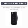 New TPU Folding Key Cover Bag Shell Case Keychain Protector For Ford Focus 2 MK2 Fiesta Mondeo Galaxy Falcon Territory Ecosport