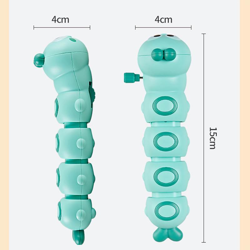 Ovly Милая заводная шатающаяся гусеница заводная игрушка мультфильм кавайный маленький жук декомпресс антистресс непоседа детские обучающие игрушки подарки
