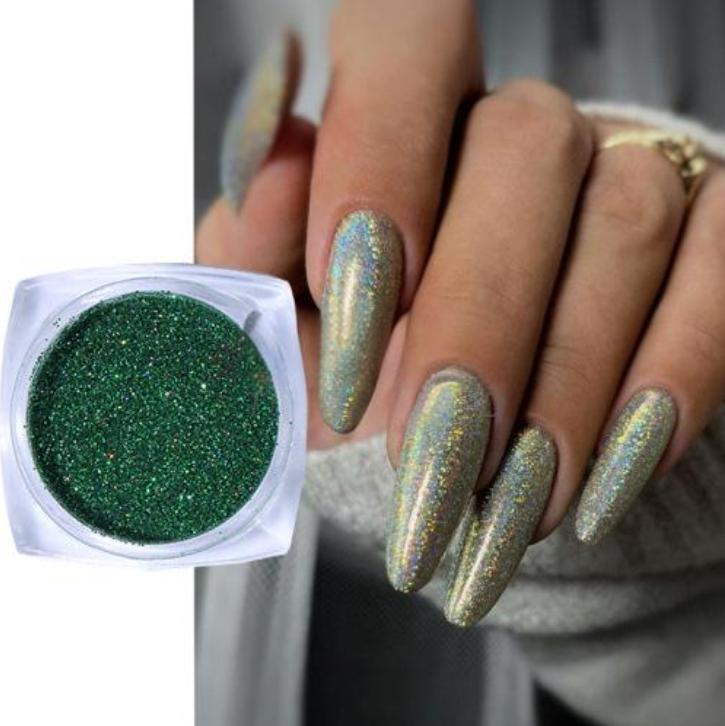 0,5 г зеркало для ногтей, блестящая пудра, гель-лак, пыль, блестящая золотистая, серебряная, тонкие хромированные хлопья, пигмент, аксессуары для самостоятельного декора