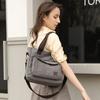 Womens Large Canvas Handbag With Secure Zipper Closure For Commuting And Office