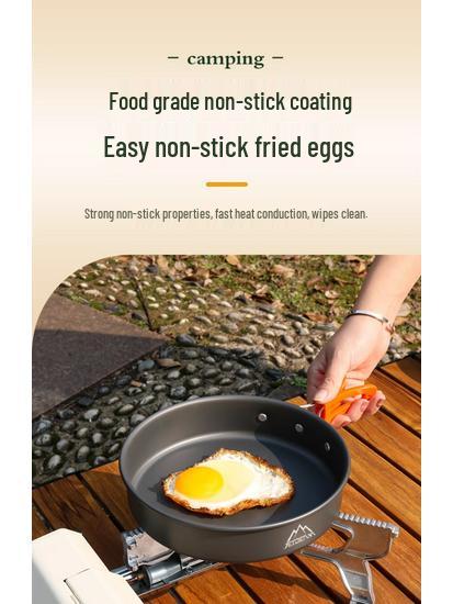 Complete Outdoor Camping Cookware Set: Pots and Kettle for Camping and Picnicking