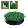 1/2pcs Simulated Lawn Golf Hole Putting Green Cover Golf Practice Training Aids Green Hole Cup Cover Easy To Use