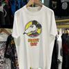Футболка Mickey Rat 80-90-х, состаренная, белая, S