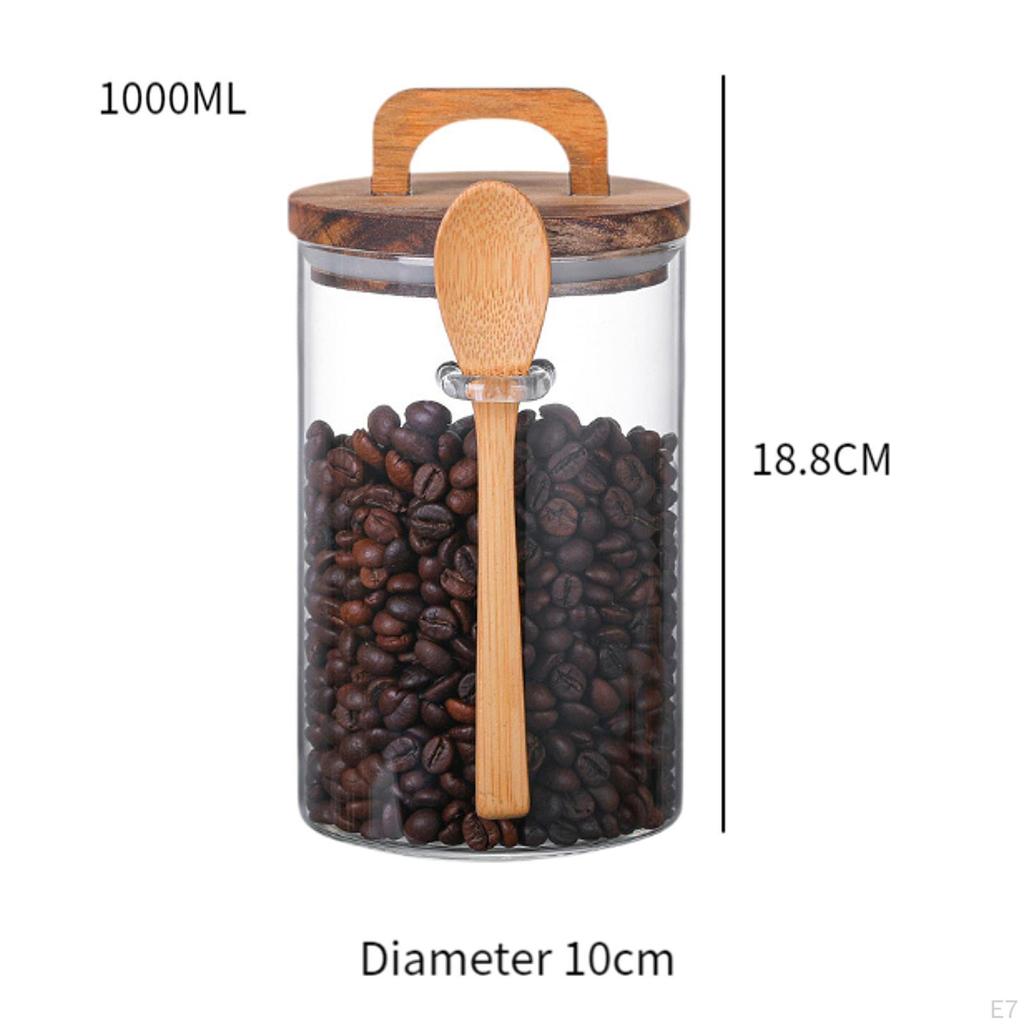 Набор герметичных стеклянных канистр для хранения на кухне