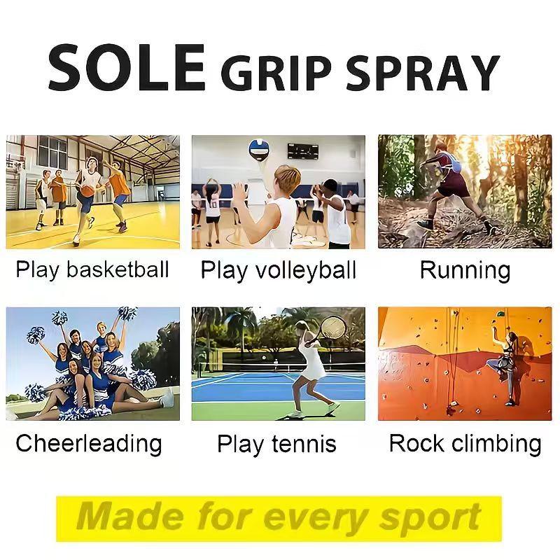 AntiSlip Sporting Grip Enhancer 120ml for Racket Golf Tennis Basketball Moisture Control and Enhanced Grip Support