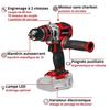 Einhell Professional Perceuse visseuse sans fil TP-CD 18/80 Li BL-Solo PXC (18V) Livré sans Batterie ni Chargeur