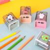 1pc Creative Pencil Sharpeners Ins Korean Fashion Geometry Style Morandi Color Sharpener Back To School Office Accessories