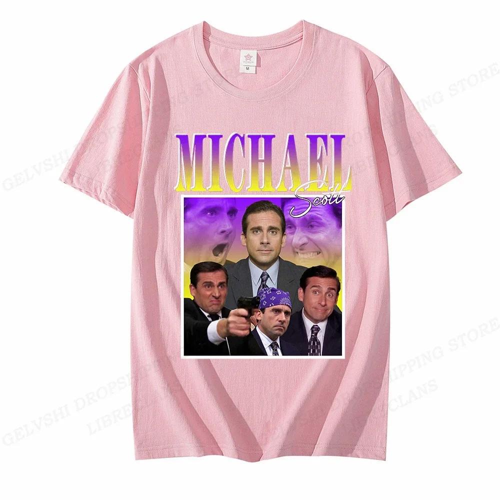 Майкл Скотт Дайв The Office Футболка Мужская Мода Футболки рубашка Хип-Хоп Топы Футболки Женская Футболка Одежда Y2k Мальчик Футболки