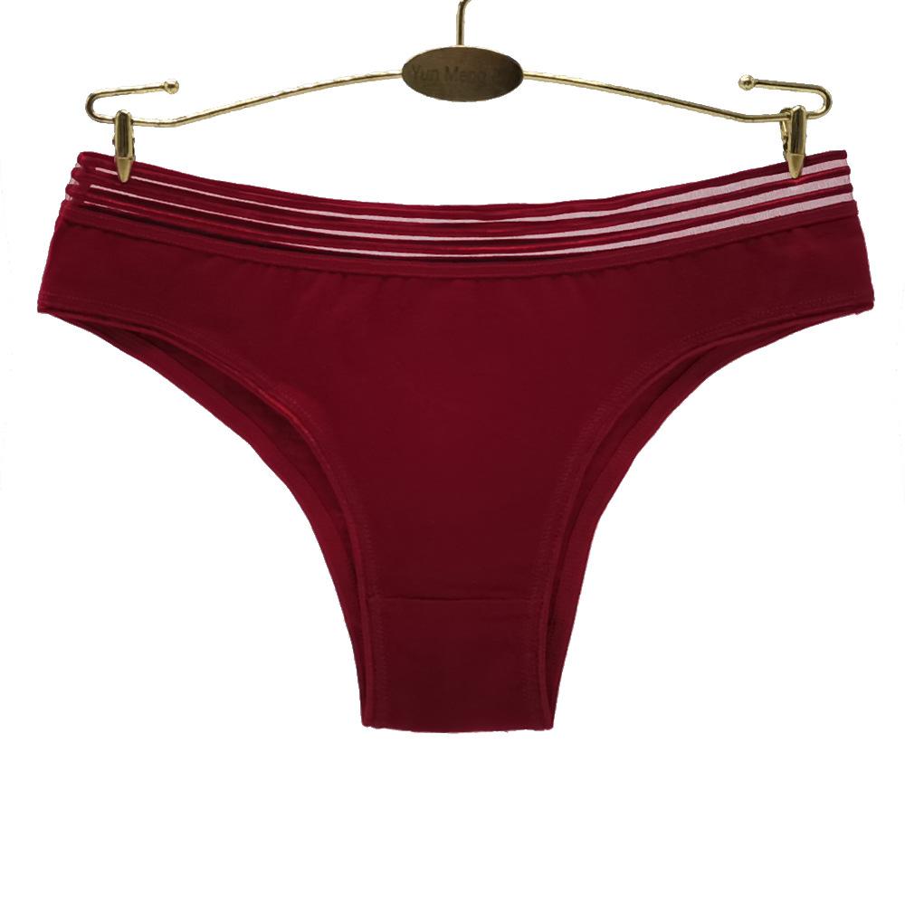 Women Underpants Sexy Bikini Panties Cotton Low Waist Briefs Ladies Underwear Girls Print Lingerie 6 Pcs/lot