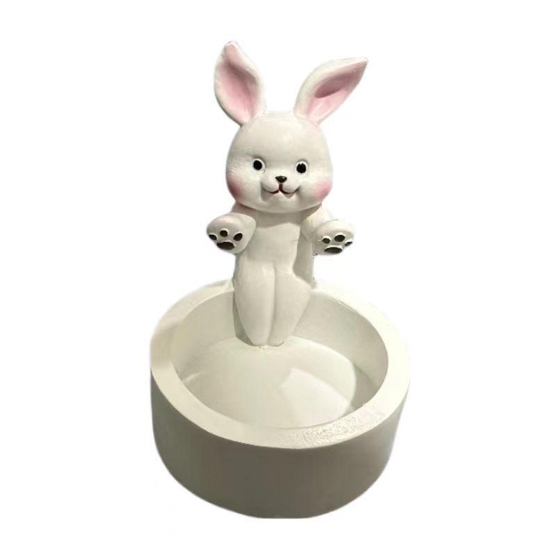 Cartoon Cat Candle Holder Cat Tea Light Candle Holder Office Home Desktop Decorative Ornaments Cute Candlestick Craft Decoration