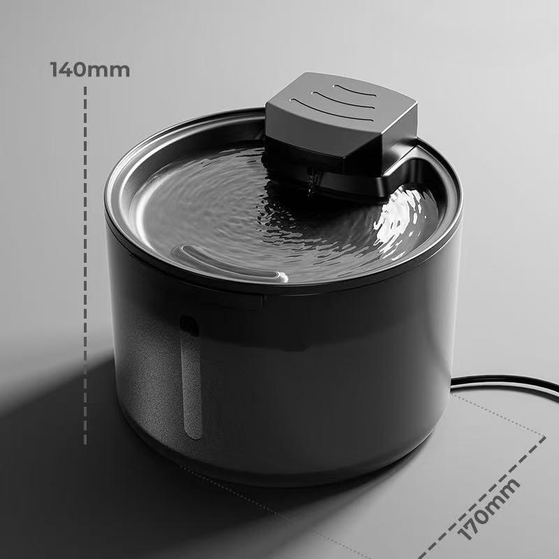 Автоматическая поилка для домашних животных 2,3 л, питание от USB, ультратихая, с циркуляцией, дозатор для питья кошек и собак