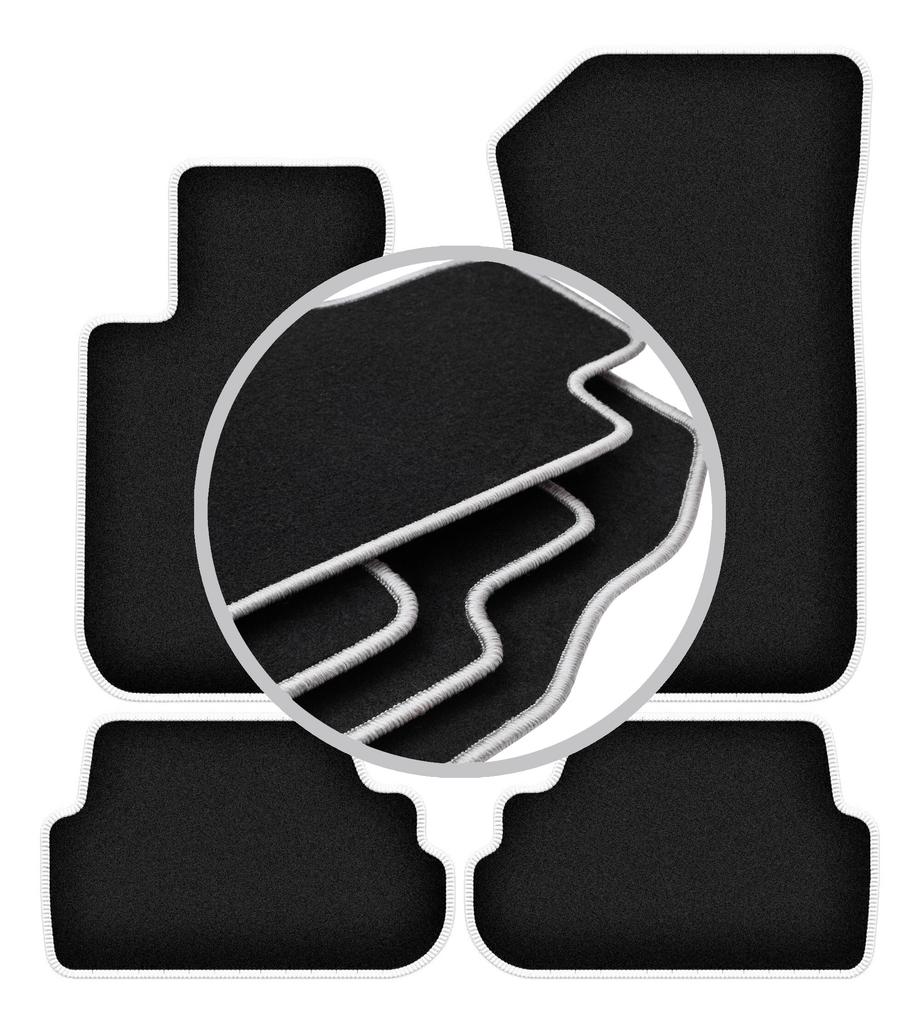 CARLUX-SILVER car mats for: BMW 1 E88 convertible (2008-2014)