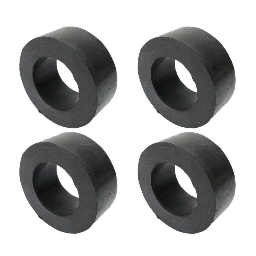 2Pcs Weight Plate Spacers Barbell Guide Rods Shock-absorbing Rubber Washers