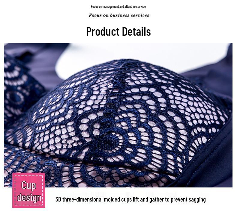 Кружевной бесшовный бюстгальтер пуш-ап большого размера - Сексуальный стиль жилета для женщин