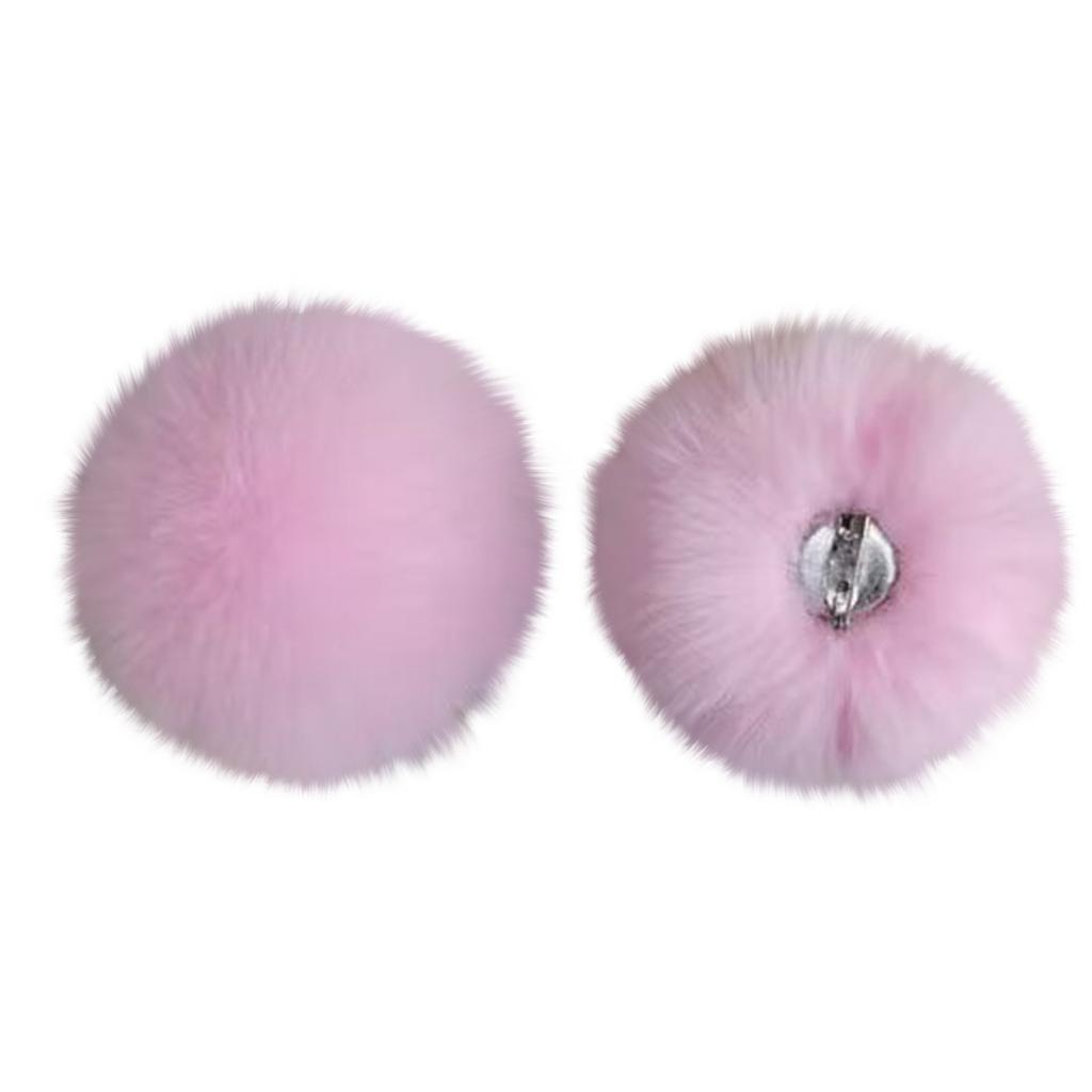 Pompom 5cm 6cm 8cm Ball Soft Pompon DIY Pompons For Keychain Sewing On Scarf Hats Shoes Apparel Craft Supplies