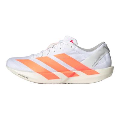 Adizero Adios 9 Удобная посадка Ткань Марафонские гоночные кроссовки для бега Женские кроссовки Белый JQ0779