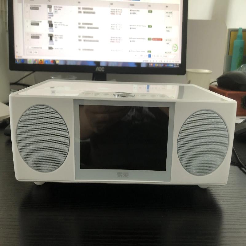 Видео Bluetooth-динамик Домашний кинотеатр K-Song Record Sound Музыкальная система с AUX USB TF Будильник FM-радио LED Дисплей 8000 мАч