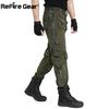 Men's Military Cargo Pants Multi-Pockets Cotton Tactical Pants Air Force Camouflage Work Pants