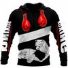 Boxing Hoodies Men's Boxing Club Hoodie 3D Print Tops Autumn Long Sleeve Streetwear Hooded Hoodie For Men Sport Clothing