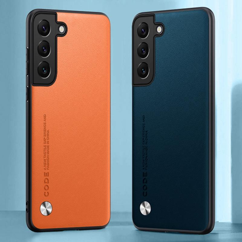 Роскошный кожаный чехол для Samsung Galaxy S21 FE S22 S23 Plus, силиконовый защитный чехол для телефона Samsung S21 S22 Ultra Coque