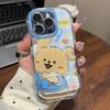 Наклейка щенок подходит для чехла мобильного телефона Apple 15iphone16promax 12/13PRO Huawei полноразмерный противоударный.