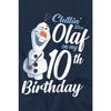 Frozen Childrens/Kids Chillin Like Olaf 10th Birthday T-Shirt