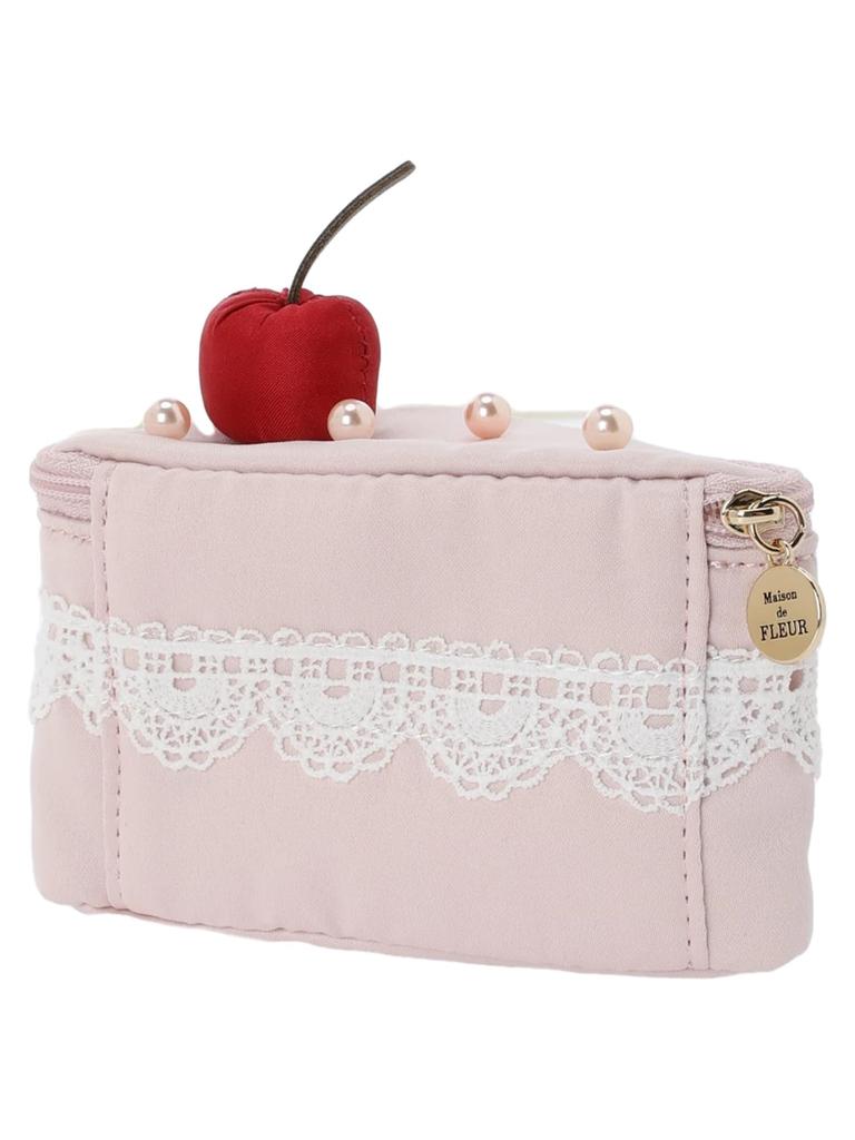 Клатч de Pouch Cherry Triangle Розовый [Maison Fleur]