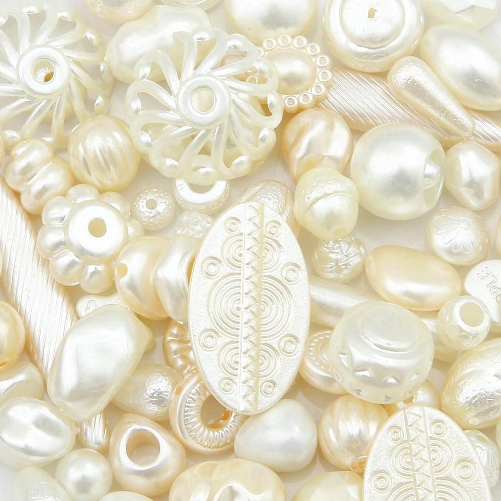 Baroque Style Acrylic Beads for DIY Bracelets and Accessories