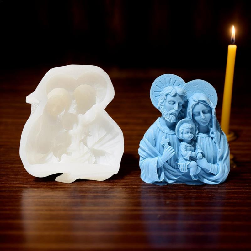 Формы для изготовления свечей, портретная шоколадная форма, инструмент для художественного ремесла, форма для литья смолы для воскового мыла, ароматизированная свеча, домашний декор