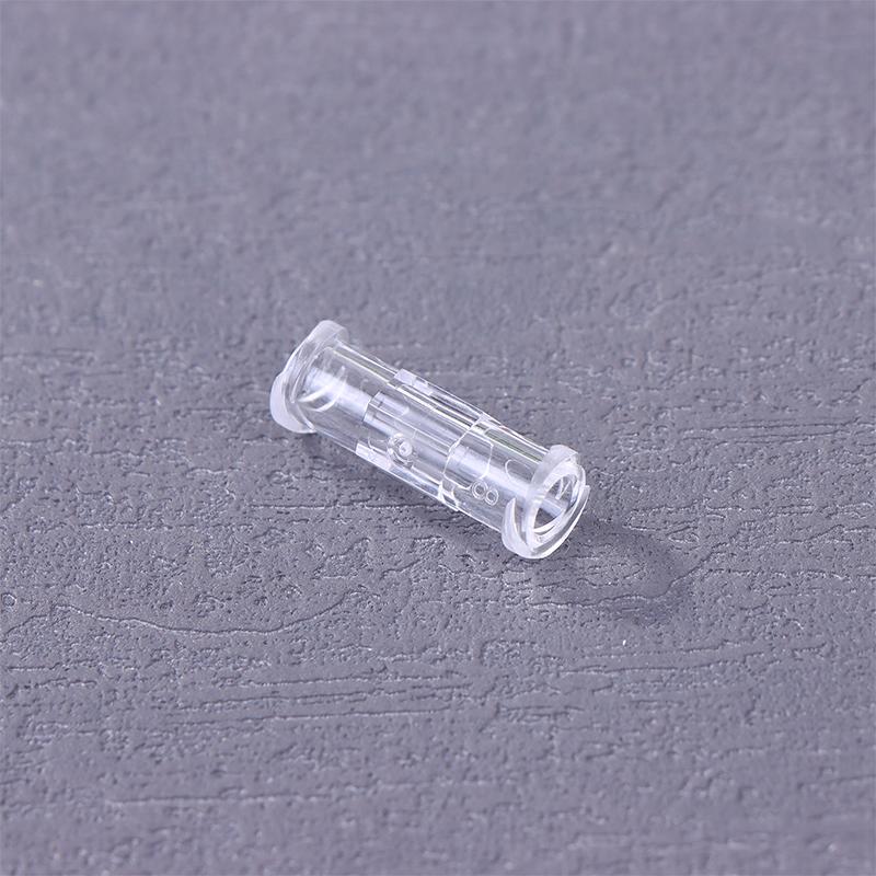 10 шт. Герметичный адаптер Luer Lock с двойной спиралью, медицинский стерильный, прозрачный пластиковый коннектор для шприца для ветеринарного применения