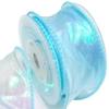 [moonfarm] лента aurora organdy ширина 4 см блестящая лента для упаковки подарков ручной работы прозрачная (синий, 4,5м)