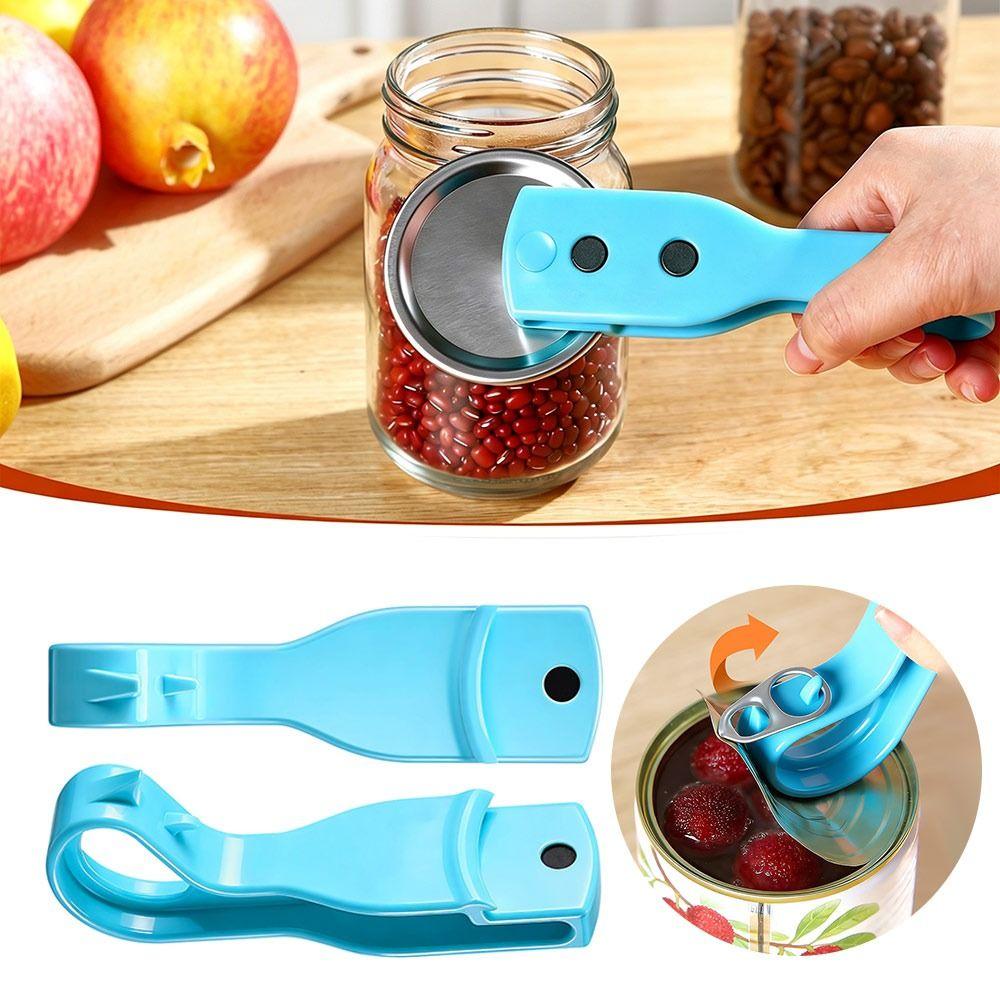 Hook Design Ring Pull Can Opener 2-IN-1 Vacuum Seal Remover  Daily Household Kitchen Opening