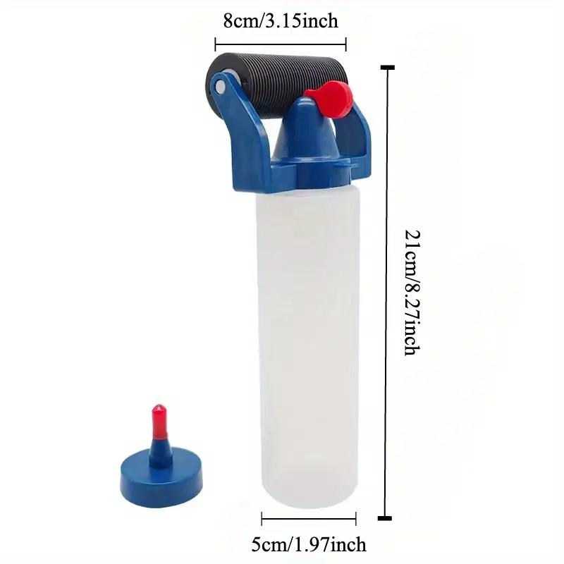 Набор бутылок с роликом для клея для деревообработки и рукоделия, бутылка для клея с роликом, портативный простой набор аппликаторов для клея по дереву
