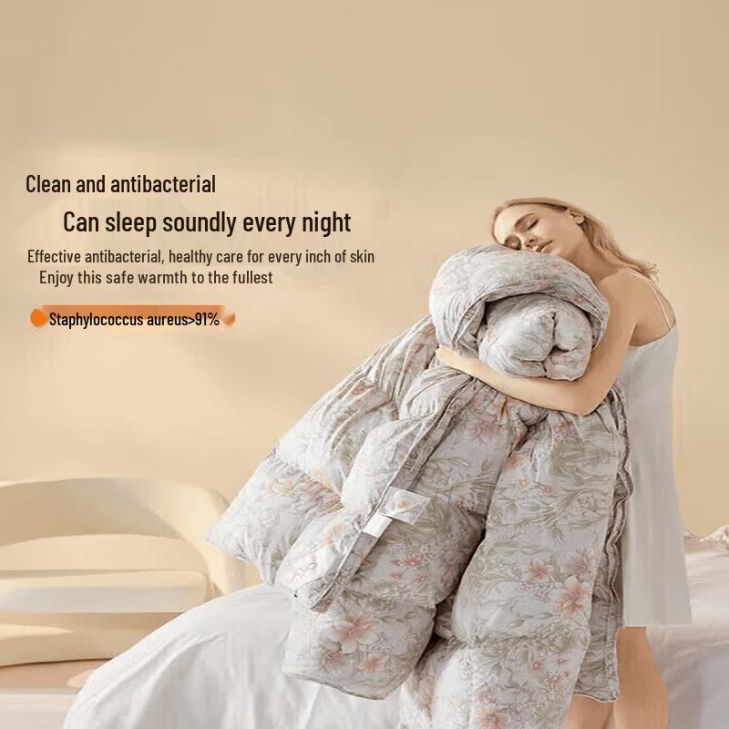 Mercury Home Textiles Зимнее одеяло с 95% белым гусиным пухом