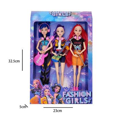 Кукла-симулятор K-POP Охотница на демонов, Набор тематических игрушек из 3 штук, 32,5 см Виниловая фигурка из ПВХ