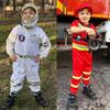 Jeowoqao Dress up Clothes for Little Boys Girls, Kids Dress Up Pretend Play Costumes,Police, Firefighters,Racers,Astronauts Costume for Toddler Age 3