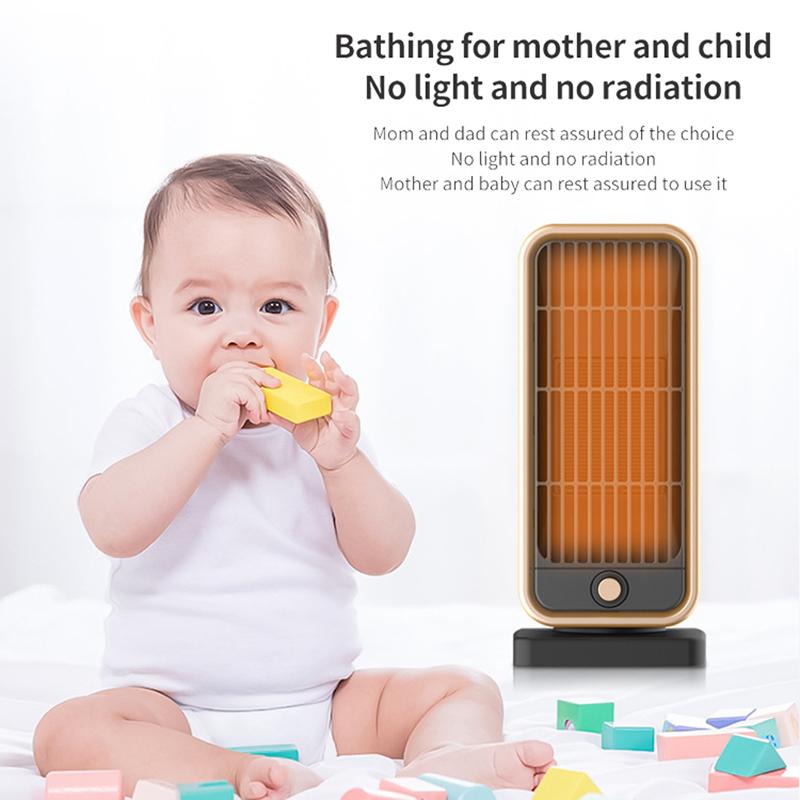 Электрический обогреватель 500 Вт для обогрева помещения, защита от перегрева, керамический обогреватель 220 В, низкий уровень шума для бытовой техники в спальне