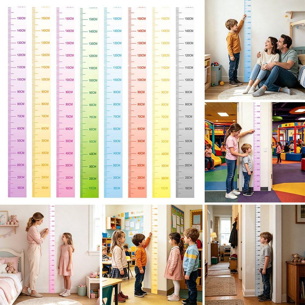 2M Height Height Measurement Sticker Self-adhesive Child Growth Chart Kids Height Chart Kids Room