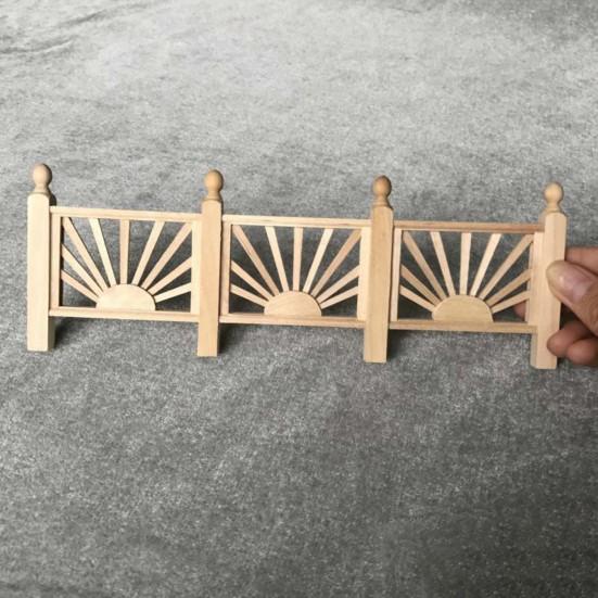 Красивая модель сцены с высокой имитацией в масштабе 1/12, мини-деревянное ограждение для ролевой игры