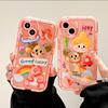 Противоударный чехол для телефона с забавным медведем и милыми животными для Iphone 11 12 13 Pro Max X Xr Xs Max, прозрачный мультяшный мягкий чехол на заднюю панель